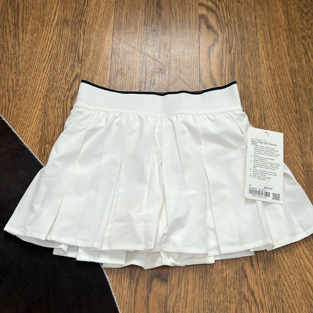 Lululemon Box-Pleat High Rise Tennis Skirt